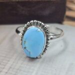 Golden Hills Turquoise Size US 7 925 Sterling Silver Ring (REXT118-130)