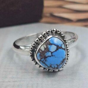 Golden Hills Turquoise Size US 7 925 Sterling Silver Ring (REXT118-131)