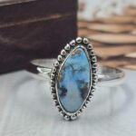 Golden Hills Turquoise Size US 10 925 Sterling Silver Ring (REXT118-113)