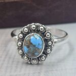 Golden Hills Turquoise Size US 9 925 Sterling Silver Ring (REXT119-86)