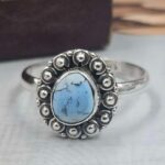 Golden Hills Turquoise Size US 9 925 Sterling Silver Ring (REXT119-84)