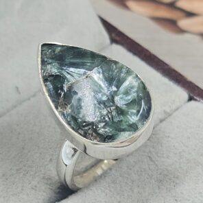 Serphanite Size US 7 925 Sterling Silver Ring (REXT156-12)