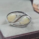 Ethiopian Opal 925 Sterling Silver Ring (REXT153-78)