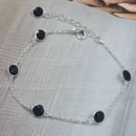 Black Onyx 925 Sterling Silver Bracelet (REXT40-317)