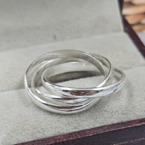 Plain Band 925 Sterling Silver Ring (REXT157-35)