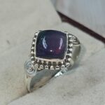 Black Opal 925 Sterling Silver Ring (REXT157-27)