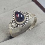 Black Opal 925 Sterling Silver Ring (REXT157-23)