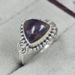 Black Opal 925 Sterling Silver Ring (REXT157-28)