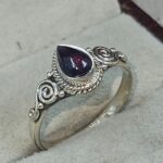 Black Opal 925 Sterling Silver Ring (REXT157-29)