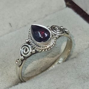 Black Opal 925 Sterling Silver Ring (REXT157-29)