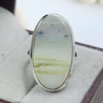 Jasper Size US 8 925 Sterling Silver Ring (REXT78-83)