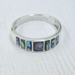 Abalone Shell 925 Sterling Silver Ring (RS4-236)