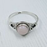 Pink Queen Conch 925 Sterling Silver Ring (RS62-371)