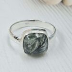 Serphanite 925 Sterling Silver Ring (REXT111-35)