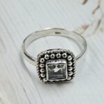 White Topaz 925 Sterling Silver Ring (RS60-110)
