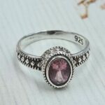 Multi Tourmaline 925 Sterling Silver Ring (REXT58-115)