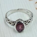 Multi Tourmaline 925 Sterling Silver Ring (REXT58-113)