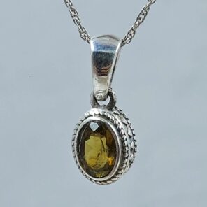 Multi Tourmaline 925 Sterling Silver Pendant (REXT58-121)