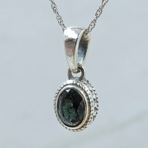Multi Tourmaline 925 Sterling Silver Pendant (REXT58-123)
