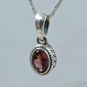 Multi Tourmaline 925 Sterling Silver Pendant (REXT58-122)