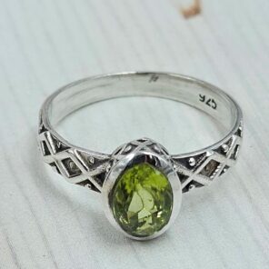 Multi Tourmaline 925 Sterling Silver Ring (REXT58-117)