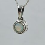 Ethiopian Opal 925 Sterling Silver Pendant (REXT34-48)