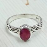 Ruby 925 Sterling Silver Ring (REXT59-51)