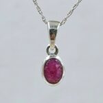 Ruby 925 Sterling Silver Pendant (REXT59-40)