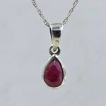 Ruby 925 Sterling Silver Pendant (REXT59-42)