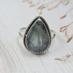 Green Fluorite Size US 8 925 Sterling Silver Ring (REXT112-220)