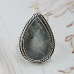 Green Fluorite Size US 7 925 Sterling Silver Ring (REXT112-217)