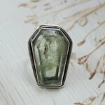 Green Fluorite Size US 9 925 Sterling Silver Ring (REXT112-236)