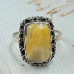 Australian Crazy Lace Agate Size US 10 925 Sterling Silver Ring (REXT54-153)