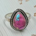 Cotton Candy Turquoise Size US 10 925 Sterling Silver Ring (REXT55-549)