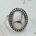 Cotton Candy Turquoise Size US 7 925 Sterling Silver Ring (REXT55-537)