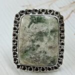 Serpentine Size US 7 925 Sterling Silver Ring (REXT54-502)
