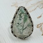 Serpentine Size US 8 925 Sterling Silver Ring (REXT54-521)