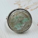 Variscite Size US 9 925 Sterling Silver Ring (REXT54-134)
