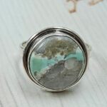 Variscite Size US 7 925 Sterling Silver Ring (REXT54-130)