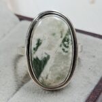 Serpentine Size US 9 925 Sterling Silver Ring (REXT54-528)