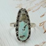 Variscite Size US 10 925 Sterling Silver Ring (REXT54-135)