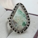 Serpentine Size US 8 925 Sterling Silver Ring (REXT54-513)