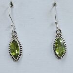 Peridot 925 Sterling Silver Earring (REXT9-56)