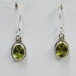 Peridot 925 Sterling Silver Earring (REXT9-52)
