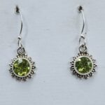 Peridot 925 Sterling Silver Earring (REXT9-50)