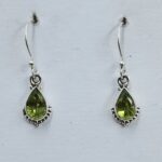 Peridot 925 Sterling Silver Earring (REXT9-49)