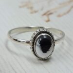 White Buffalo Turquoise 925 Sterling Silver Ring (REXT89-455)