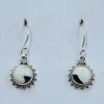 White Buffalo Turquoise 925 Sterling Silver Earrings (REXT89-450)