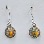 Spiny Oyster Turquoise 925 Sterling Silver Earrings (REXT128-195)