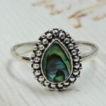 Abalone Shell 925 Sterling Silver Ring (REXT9-59)